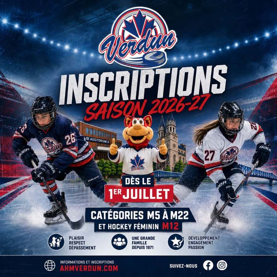Deuxième visuel AHM Verdun pour les inscriptions 2026-2027.
